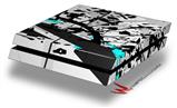Vinyl Decal Skin Wrap compatible with Sony PlayStation 4 Original Console Baja 0018 Neon Teal (PS4 NOT INCLUDED)
