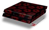 Vinyl Decal Skin Wrap compatible with Sony PlayStation 4 Original Console Red And Black Lips (PS4 NOT INCLUDED)