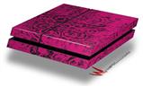 Vinyl Decal Skin Wrap compatible with Sony PlayStation 4 Original Console Folder Doodles Fuchsia (PS4 NOT INCLUDED)