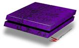 Vinyl Decal Skin Wrap compatible with Sony PlayStation 4 Original Console Folder Doodles Purple (PS4 NOT INCLUDED)