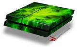 Vinyl Decal Skin Wrap compatible with Sony PlayStation 4 Original Console Cubic Shards Green (PS4 NOT INCLUDED)