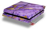 Vinyl Decal Skin Wrap compatible with Sony PlayStation 4 Original Console Purple and Gold Gilded Marble (PS4 NOT INCLUDED)