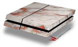 Vinyl Decal Skin Wrap compatible with Sony PlayStation 4 Original Console Rose Gold Gilded Marble (PS4 NOT INCLUDED)