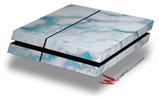 Vinyl Decal Skin Wrap compatible with Sony PlayStation 4 Original Console Mint Gilded Marble (PS4 NOT INCLUDED)