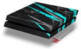 Vinyl Decal Skin Wrap compatible with Sony PlayStation 4 Original Console Baja 0014 Neon Teal (PS4 NOT INCLUDED)