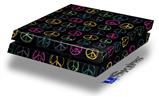 Vinyl Decal Skin Wrap compatible with Sony PlayStation 4 Original Console Kearas Peace Signs Black (PS4 NOT INCLUDED)