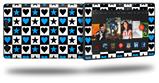 Hearts And Stars Blue - Decal Style Skin fits 2013 Amazon Kindle Fire HD 7 inch
