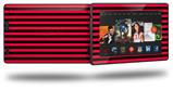 Stripes Red - Decal Style Skin fits 2013 Amazon Kindle Fire HD 7 inch