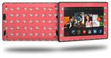Paper Planes Coral - Decal Style Skin fits 2013 Amazon Kindle Fire HD 7 inch