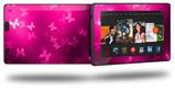 Bokeh Butterflies Hot Pink - Decal Style Skin fits 2013 Amazon Kindle Fire HD 7 inch