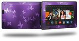 Bokeh Butterflies Purple - Decal Style Skin fits 2013 Amazon Kindle Fire HD 7 inch