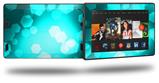 Bokeh Hex Neon Teal - Decal Style Skin fits 2013 Amazon Kindle Fire HD 7 inch