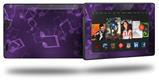 Bokeh Music Purple - Decal Style Skin fits 2013 Amazon Kindle Fire HD 7 inch