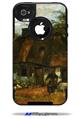 Vincent Van Gogh Cottage - Decal Style Vinyl Skin fits Otterbox Commuter iPhone4/4s Case (CASE SOLD SEPARATELY)