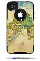 Vincent Van Gogh Entrance To The Moulin De La Galette - Decal Style Vinyl Skin fits Otterbox Commuter iPhone4/4s Case (CASE SOLD SEPARATELY)
