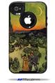 Vincent Van Gogh Landscape With Couple Walking And Crescent Moon - Decal Style Vinyl Skin fits Otterbox Commuter iPhone4/4s Case (CASE SOLD SEPARATELY)