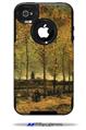 Vincent Van Gogh Lane With Poplars - Decal Style Vinyl Skin fits Otterbox Commuter iPhone4/4s Case (CASE SOLD SEPARATELY)