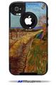 Vincent Van Gogh Path Through A Field With Willows - Decal Style Vinyl Skin fits Otterbox Commuter iPhone4/4s Case (CASE SOLD SEPARATELY)