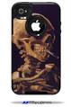 Vincent Van Gogh Skull With A Burning Cigarette - Decal Style Vinyl Skin fits Otterbox Commuter iPhone4/4s Case (CASE SOLD SEPARATELY)