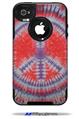 Tie Dye Peace Sign 105 - Decal Style Vinyl Skin fits Otterbox Commuter iPhone4/4s Case (CASE SOLD SEPARATELY)