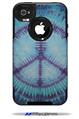 Tie Dye Peace Sign 107 - Decal Style Vinyl Skin fits Otterbox Commuter iPhone4/4s Case (CASE SOLD SEPARATELY)