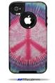 Tie Dye Peace Sign 108 - Decal Style Vinyl Skin fits Otterbox Commuter iPhone4/4s Case (CASE SOLD SEPARATELY)
