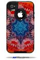 Tie Dye Star 100 - Decal Style Vinyl Skin fits Otterbox Commuter iPhone4/4s Case (CASE SOLD SEPARATELY)