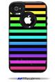 Stripes Rainbow - Decal Style Vinyl Skin fits Otterbox Commuter iPhone4/4s Case (CASE SOLD SEPARATELY)