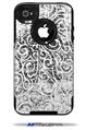 Folder Doodles White - Decal Style Vinyl Skin fits Otterbox Commuter iPhone4/4s Case (CASE SOLD SEPARATELY)