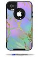Unicorn Bomb Gold and Green - Decal Style Vinyl Skin fits Otterbox Commuter iPhone4/4s Case (CASE SOLD SEPARATELY)