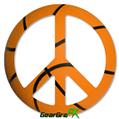 Basketball - Peace Sign Car Window Decal 6 x 6 inches