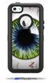 Eyeball Blue Green - Decal Style Vinyl Skin fits Otterbox Defender iPhone 5C Case (CASE SOLD SEPARATELY)