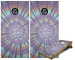 Cornhole Game Board Vinyl Skin Wrap Kit - Tie Dye Swirl 103 fits 24x48 game boards (GAMEBOARDS NOT INCLUDED)