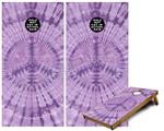 Cornhole Game Board Vinyl Skin Wrap Kit - Tie Dye Peace Sign 112 fits 24x48 game boards (GAMEBOARDS NOT INCLUDED)