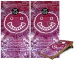 Cornhole Game Board Vinyl Skin Wrap Kit - Tie Dye Happy 100 fits 24x48 game boards (GAMEBOARDS NOT INCLUDED)