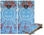Cornhole Game Board Vinyl Skin Wrap Kit - Tie Dye Happy 101 fits 24x48 game boards (GAMEBOARDS NOT INCLUDED)