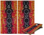 Cornhole Game Board Vinyl Skin Wrap Kit - Tie Dye Spine 100 fits 24x48 game boards (GAMEBOARDS NOT INCLUDED)