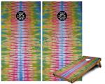 Cornhole Game Board Vinyl Skin Wrap Kit - Tie Dye Spine 102 fits 24x48 game boards (GAMEBOARDS NOT INCLUDED)