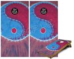 Cornhole Game Board Vinyl Skin Wrap Kit - Phat Dyes - Yin Yang - 101 fits 24x48 game boards (GAMEBOARDS NOT INCLUDED)