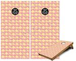 Cornhole Game Board Vinyl Skin Wrap Kit - Donuts Yellow fits 24x48 game boards (GAMEBOARDS NOT INCLUDED)
