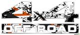 Baja 0018 Burnt Orange - 4x4 Decal Bolted 13x5.5 (2 Decal Set)