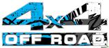 Baja 0040 Blue Medium - 4x4 Decal Bolted 13x5.5 (2 Decal Set)