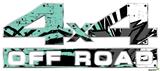 Baja 0040 Seafoam Green - 4x4 Decal Bolted 13x5.5 (2 Decal Set)