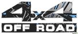 Baja 0023 Blue Medium - 4x4 Decal Bolted 13x5.5 (2 Decal Set)