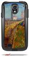 Vincent Van Gogh Path Through A Field With Willows - Decal Style Vinyl Skin fits Otterbox Commuter Case for Samsung Galaxy S4 (CASE SOLD SEPARATELY)