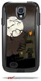 Halloween Haunted House - Decal Style Vinyl Skin fits Otterbox Commuter Case for Samsung Galaxy S4 (CASE SOLD SEPARATELY)