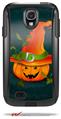 Halloween Mean Jack O Lantern Pumpkin - Decal Style Vinyl Skin fits Otterbox Commuter Case for Samsung Galaxy S4 (CASE SOLD SEPARATELY)
