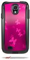 Bokeh Butterflies Hot Pink - Decal Style Vinyl Skin fits Otterbox Commuter Case for Samsung Galaxy S4 (CASE SOLD SEPARATELY)