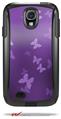 Bokeh Butterflies Purple - Decal Style Vinyl Skin fits Otterbox Commuter Case for Samsung Galaxy S4 (CASE SOLD SEPARATELY)