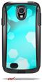 Bokeh Hex Neon Teal - Decal Style Vinyl Skin fits Otterbox Commuter Case for Samsung Galaxy S4 (CASE SOLD SEPARATELY)